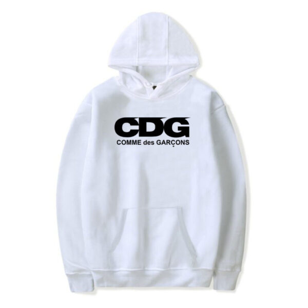 CDG Comme Des Garcons white Hoodie