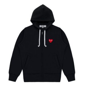 Comme des Garçons Zipper black Hoodie