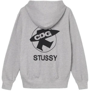 CDG x Stussy gray Hoodie