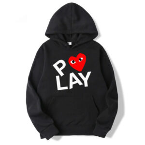 Comme Des Garcons Play Heart black Hoodie