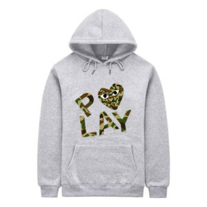 New Comme De Garcons Play Camo browl Hoodie