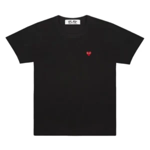 PLAY BASIC SMALL EMBLEM T-SHIRT (BLACK