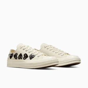 CONVERSE MULTI HEARTS LOW TOP WHITE